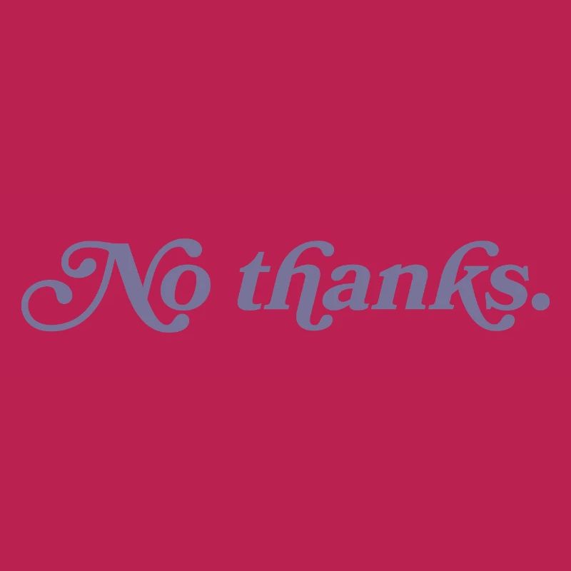 Non merci.