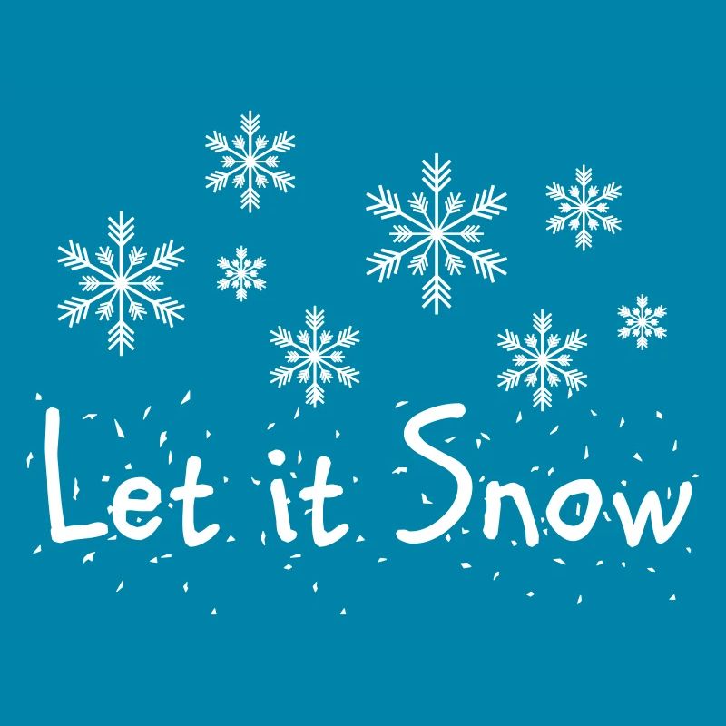 Schneeflocken let it snow