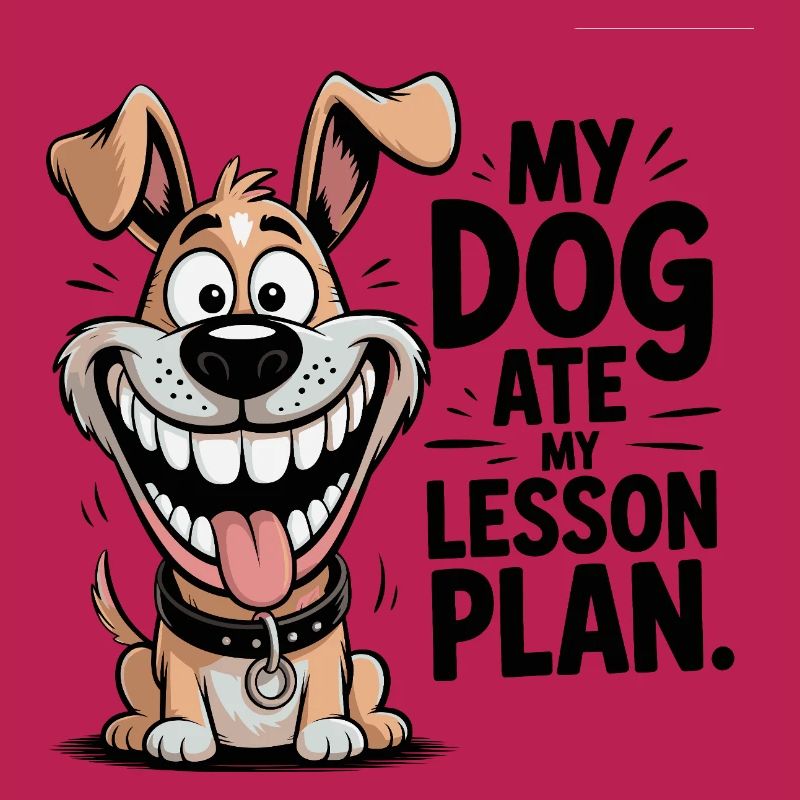 Mon chien a mangé mon professeur de plan de cours