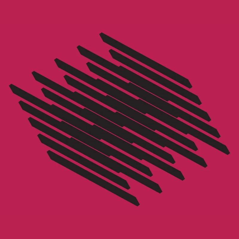 Diagonal Scribble Monochrome Pattern