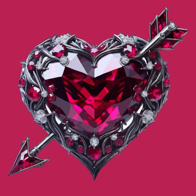 Ruby heart