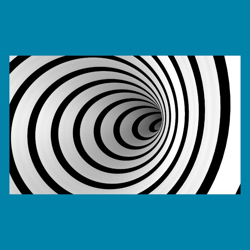 Spirale noire et blanche vortex