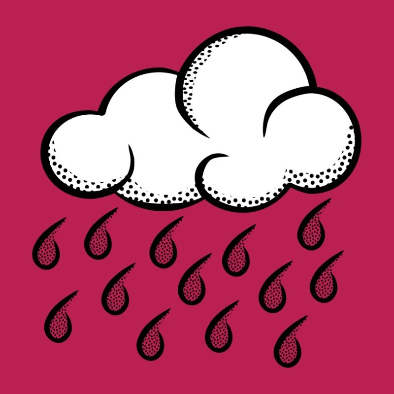 Cloud Pop Art Halftone