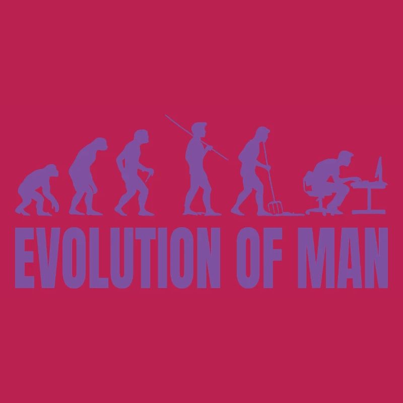 Programmierer Computerfreak Evolution Retro