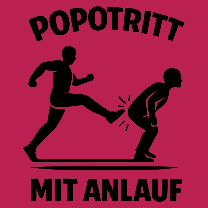 Kick in the butt with a run-up