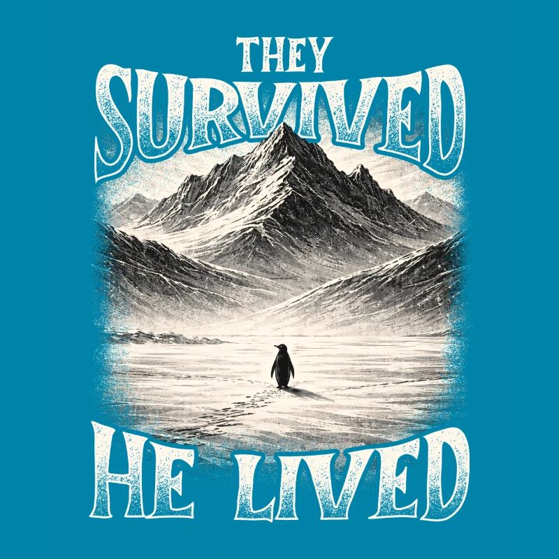 They Survived He Lived Penguin Meme Existential