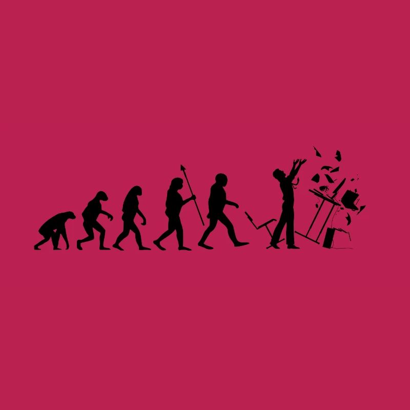 Evolution PC Wut ausrasten Zorn Ärger Computer Fun