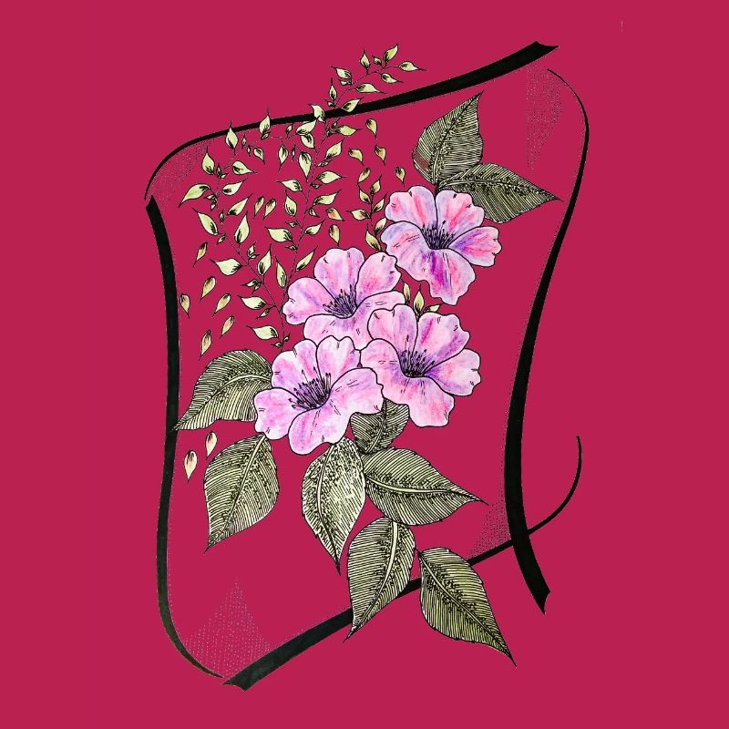 Corset de vrilles de fleurs