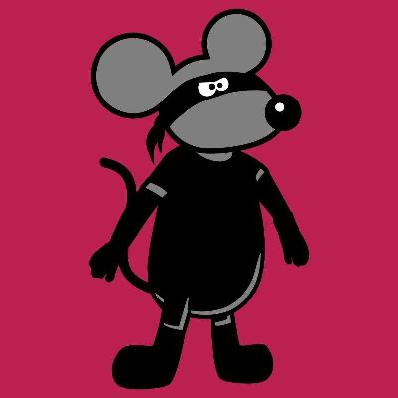 Maus Böse Räuber Ninja Überfall Dieb Einbrecher