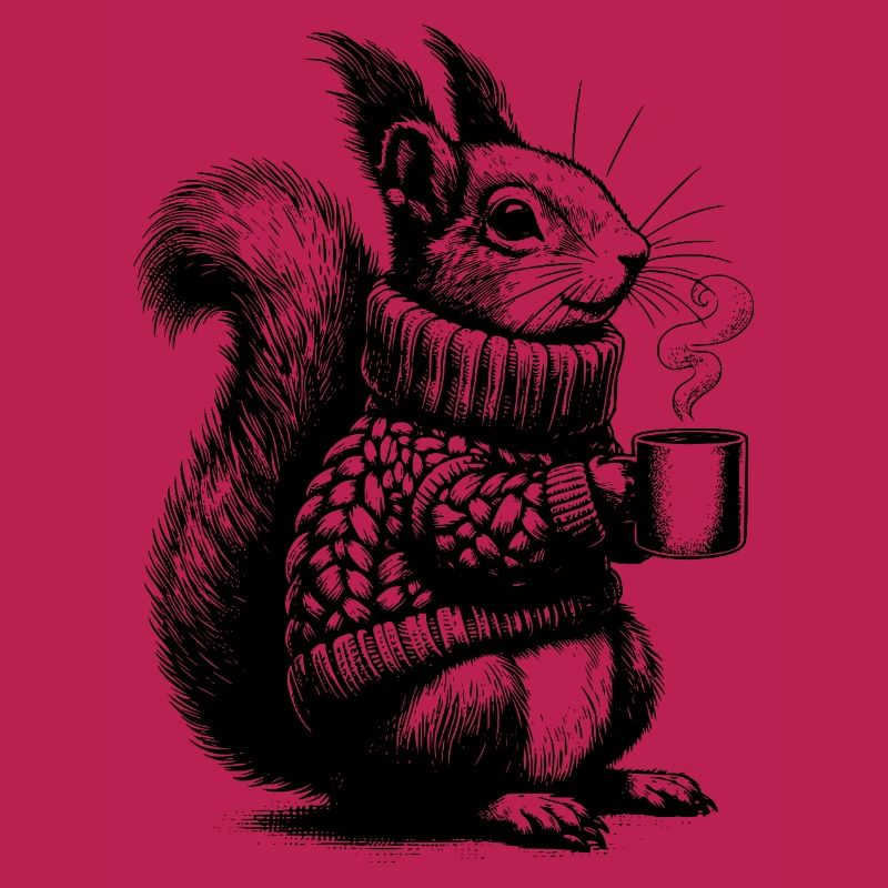 Eichhörnchen mit Tee