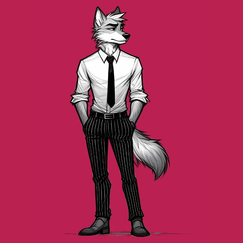 Dapper Wolf : Bête d’affaires décontractée