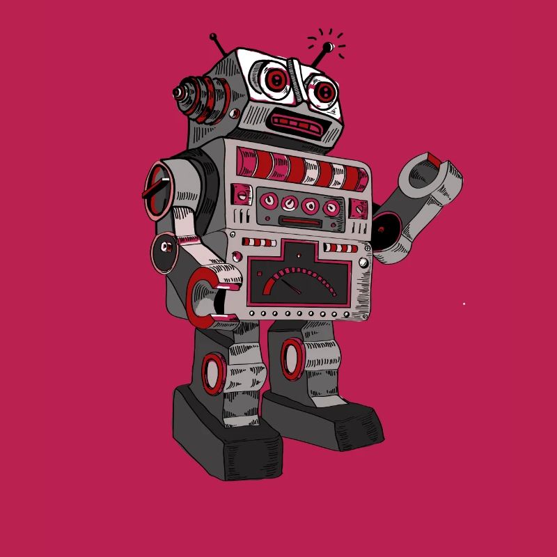 robot robby mr. robot scifi android toy retro pc