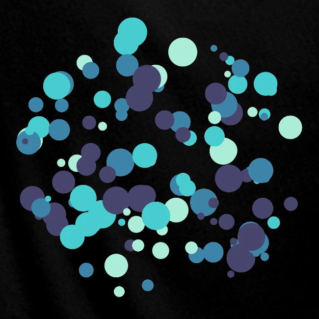 Motif cercles abstraits