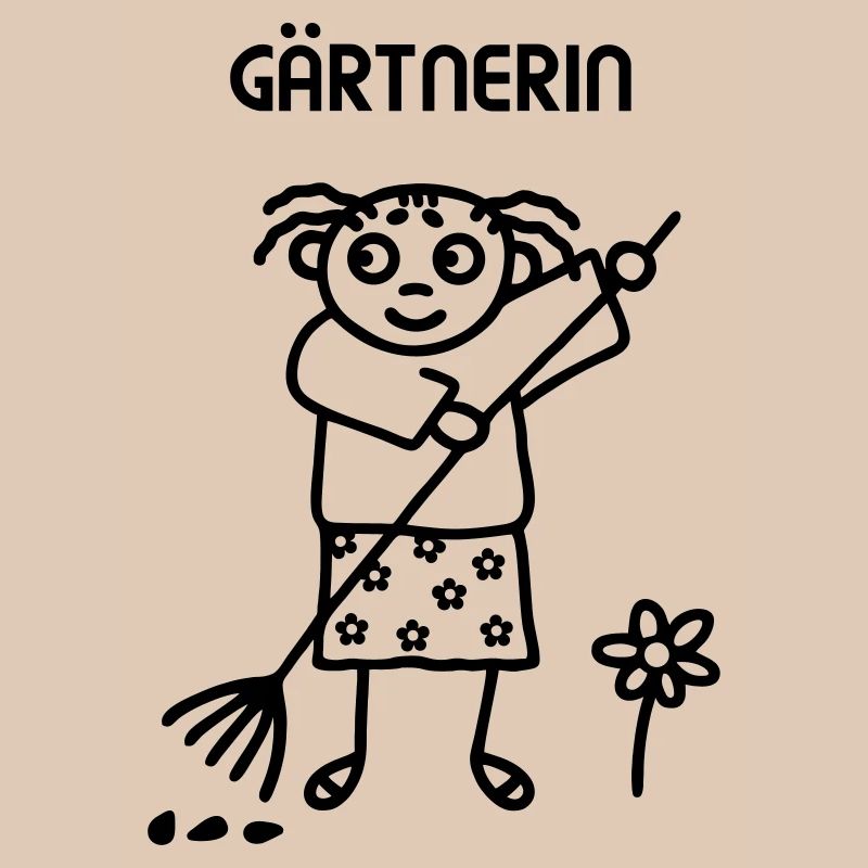 Gärtnerin Gartenarbeit