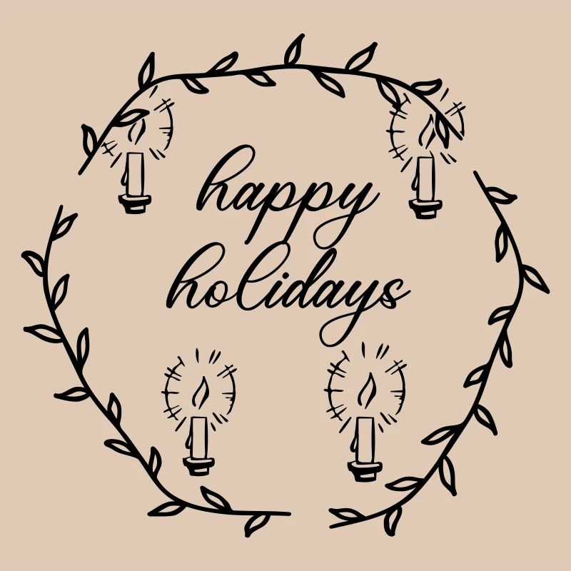 Avent Advetskranz Joyeuses Fêtes