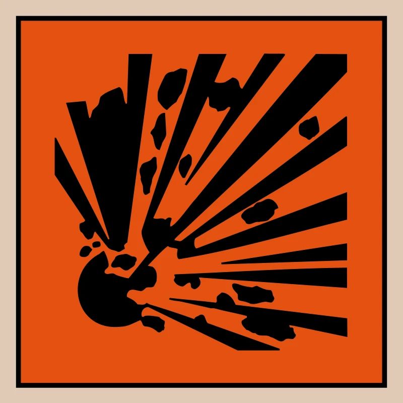 explosive hazard symbol