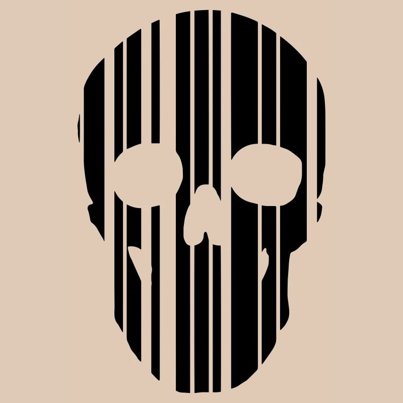 Barcode Schädel