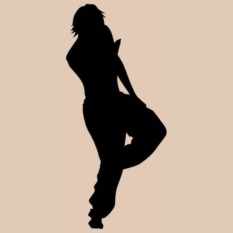 Conception de vecteur Singer and Dancer Silhouette
