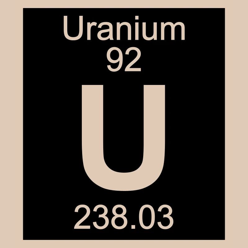 Element 92 - u (uranium) - Inverse (Full)