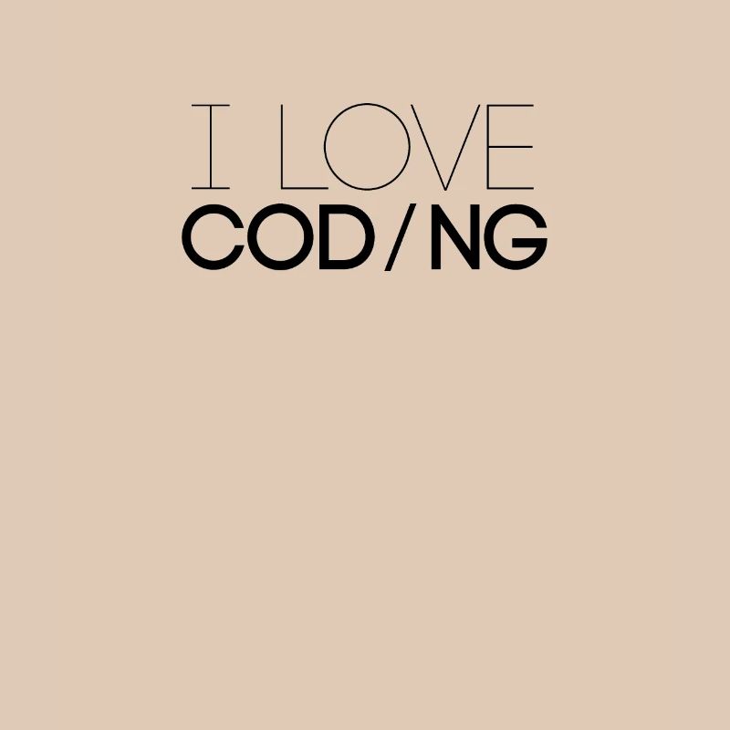 I love programming programmer code profession