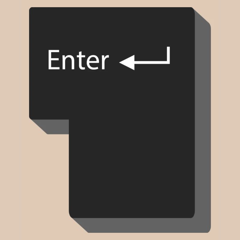 Enter Knopf Computer Geschenkidee