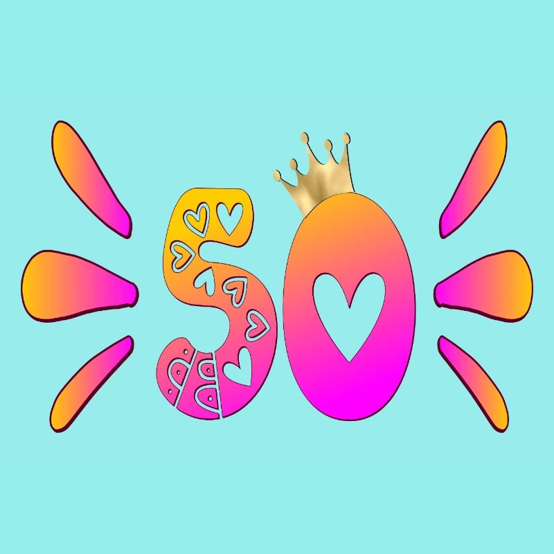 Fünfzig Krone - 50. Geburtstag