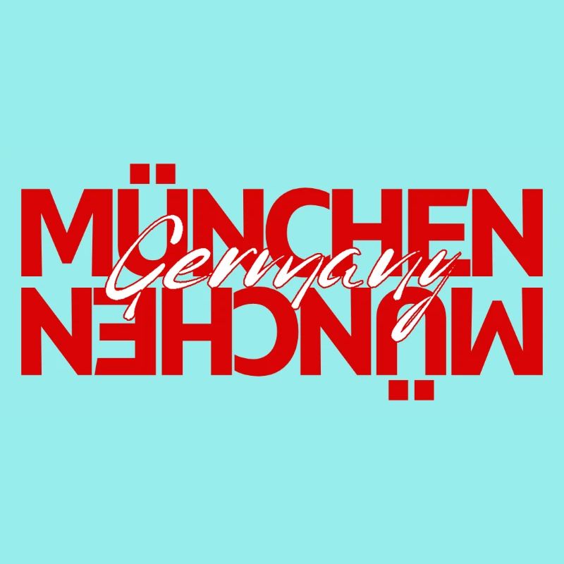 Munich Germany Script Overlay