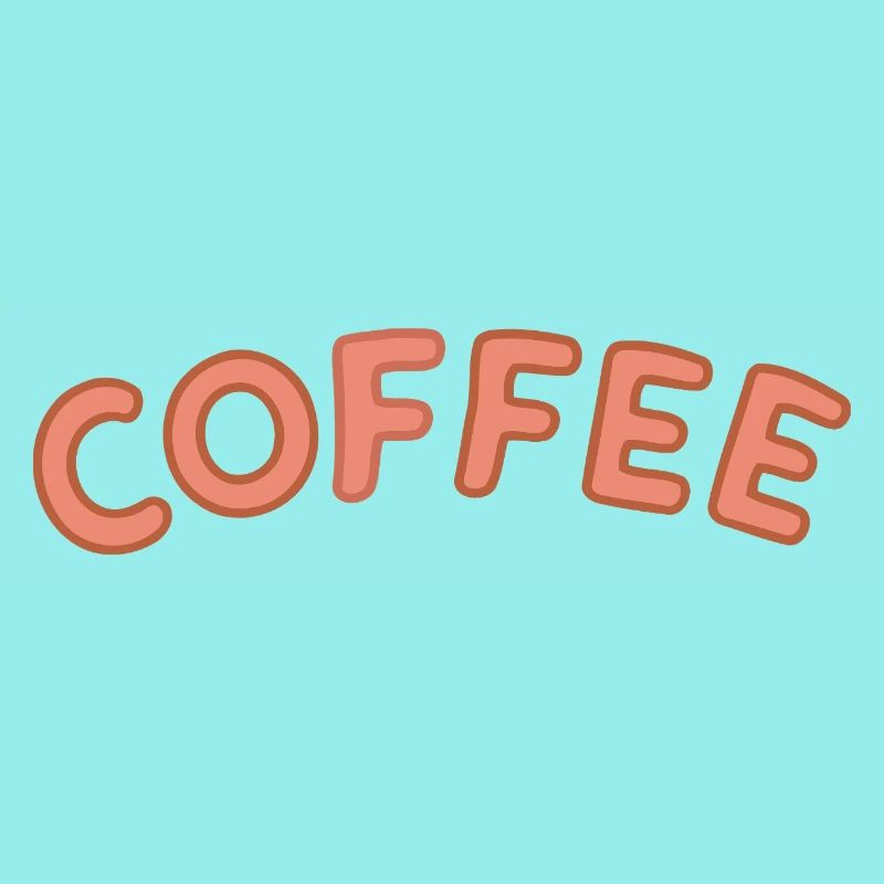 Café typographie en arc