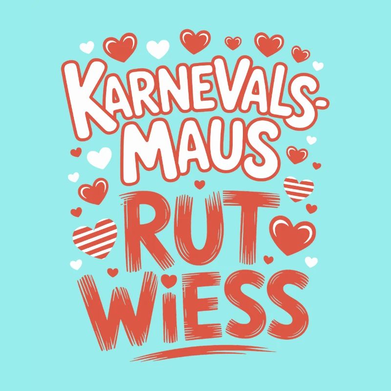 Karnevalsmaus Rut Wiess Köln Kölner Karneval Maus