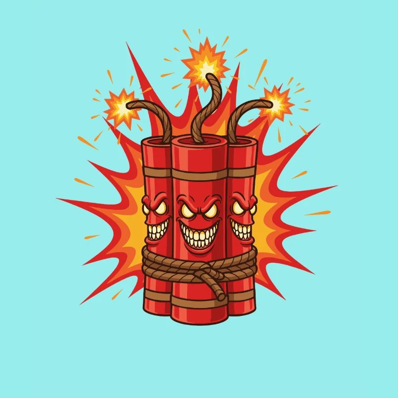 Exploding Dynamite Art