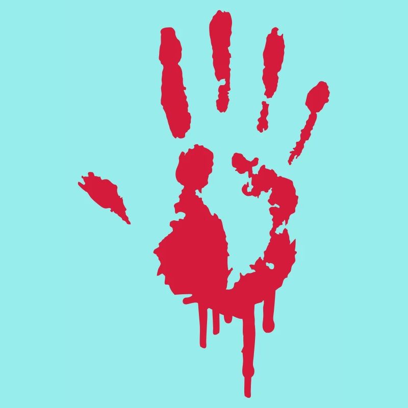 A handprint Graffiti