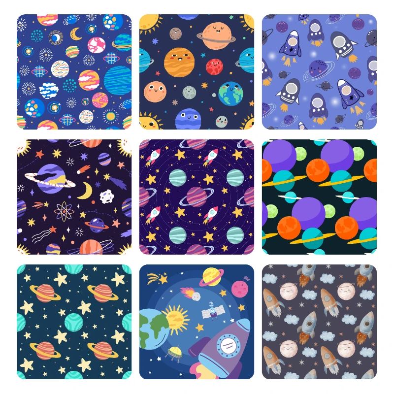 Kindliche kosmische Designs