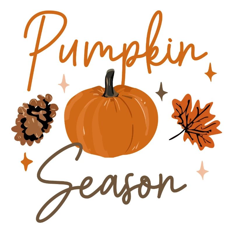 Graphique de la saison des citrouilles