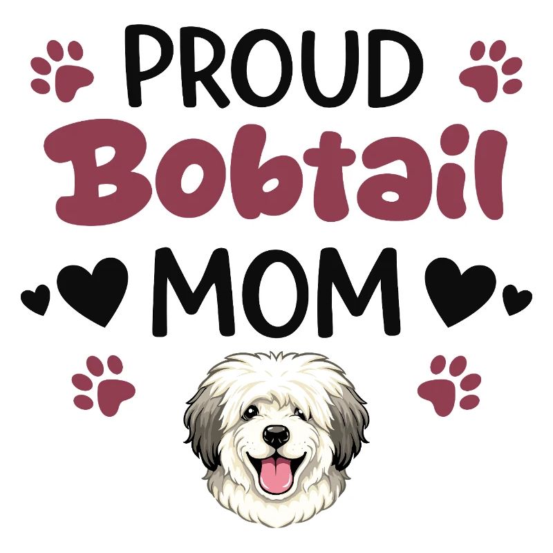  Stolze Bobtail Mutter, Alter Englischer