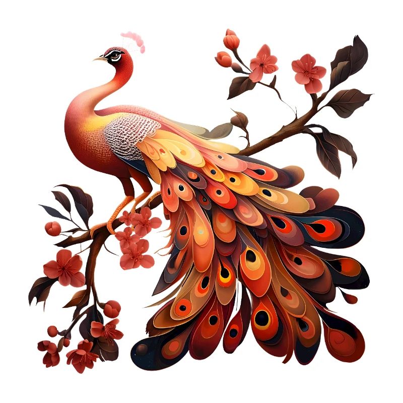 Elegance in feathers: