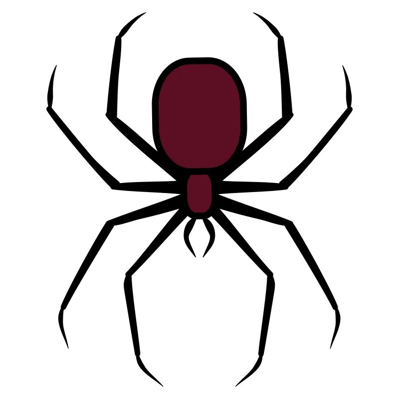 Gruselige Halloween Unheimliche Goth-Spinne 3