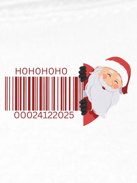 Barcodesanta Weihnachten