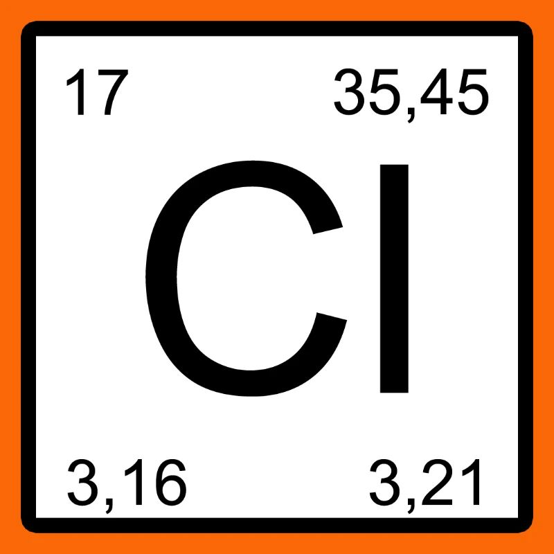Conception d’élément carré de chlore