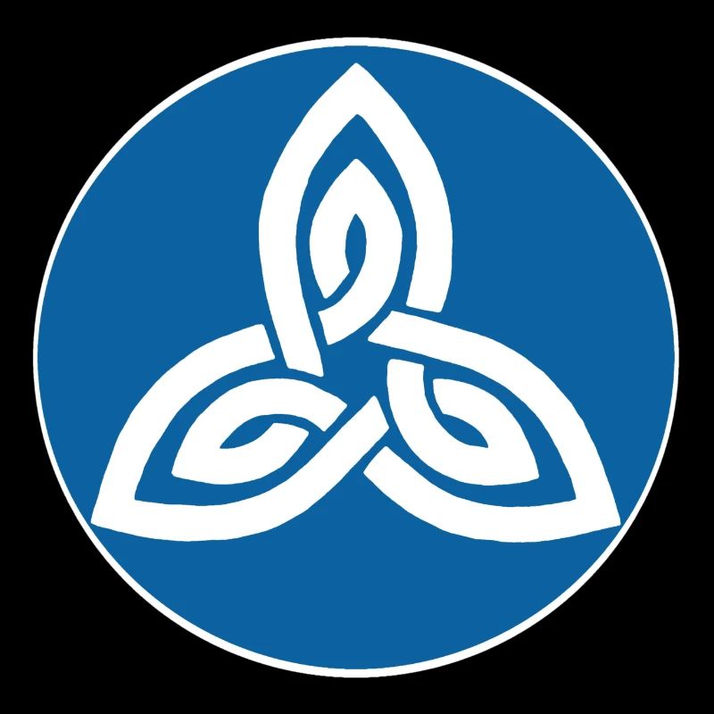 Fleur celte bleu