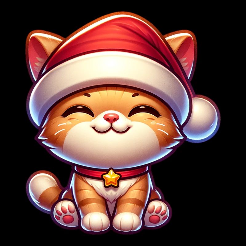 Mignon costume de chat de Noël