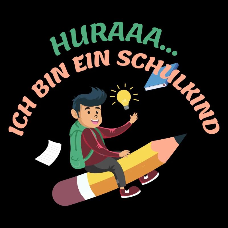 Kinder Endlich Schulkind Einschulung Schulanfang
