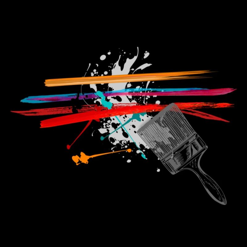 Paint Brush Painting Painter Blobs