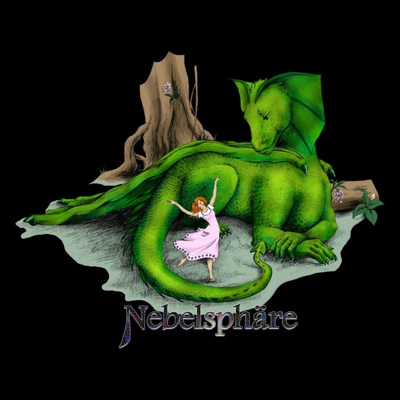 Eine grüne Himmelsechse