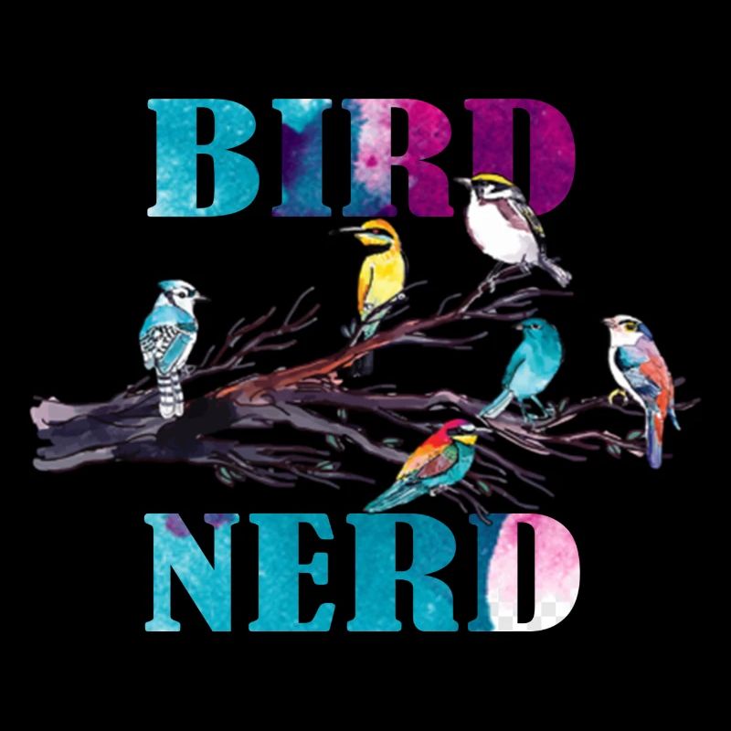 Bird Nerd Lustiges Vogel Design