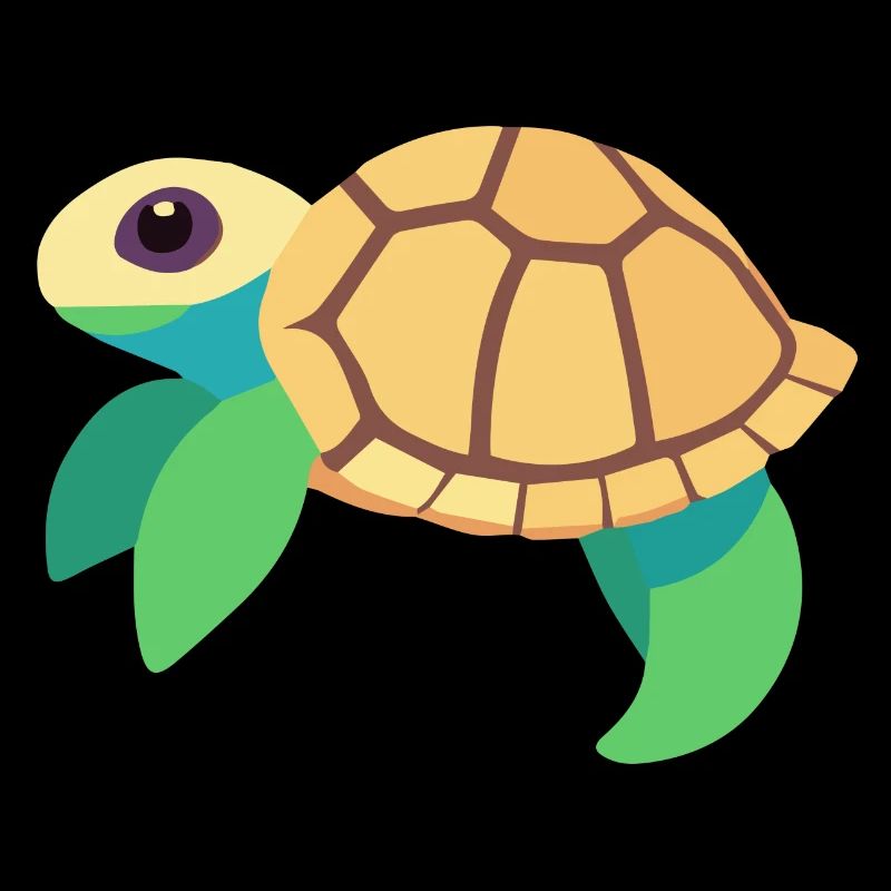 Tortue d’eau bébé vert