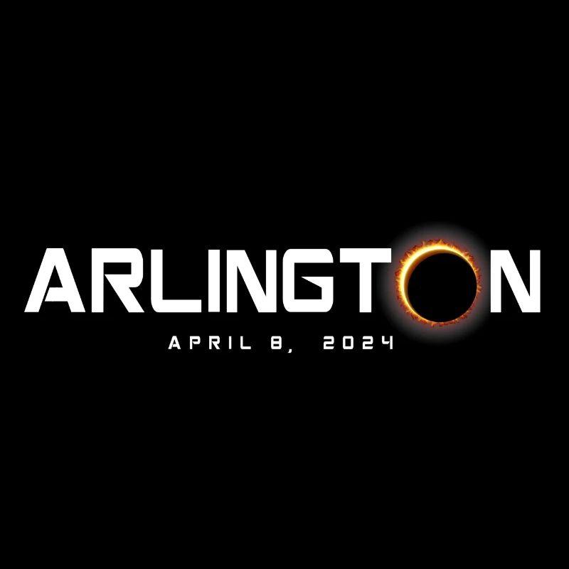 Arlington Texas 2024 Eclipse Souvenir April 8