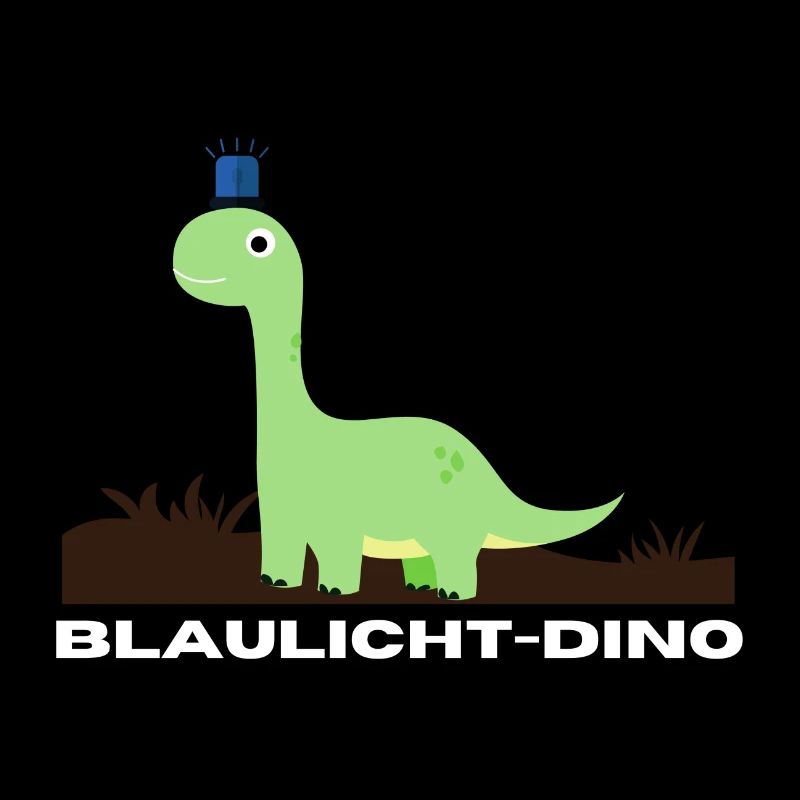 Blaulicht-Dino im Gras | Geschenk, Geschenkidee