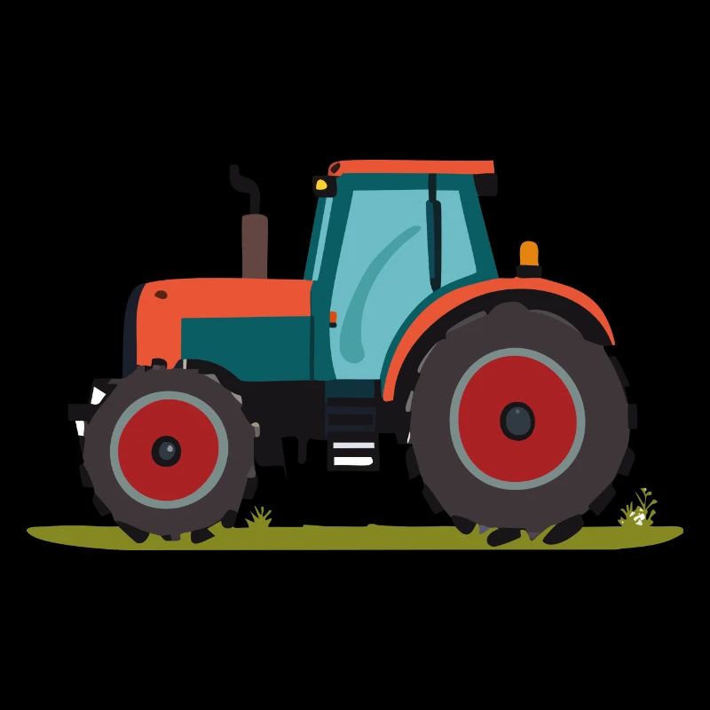 Roter Traktor