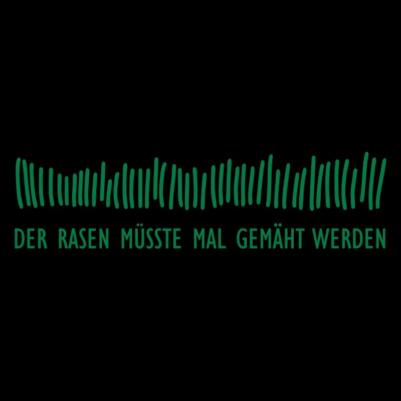Der Rasen müsste gemäht werden