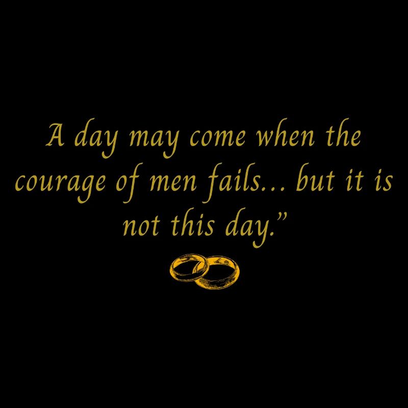 A day may come when the courage